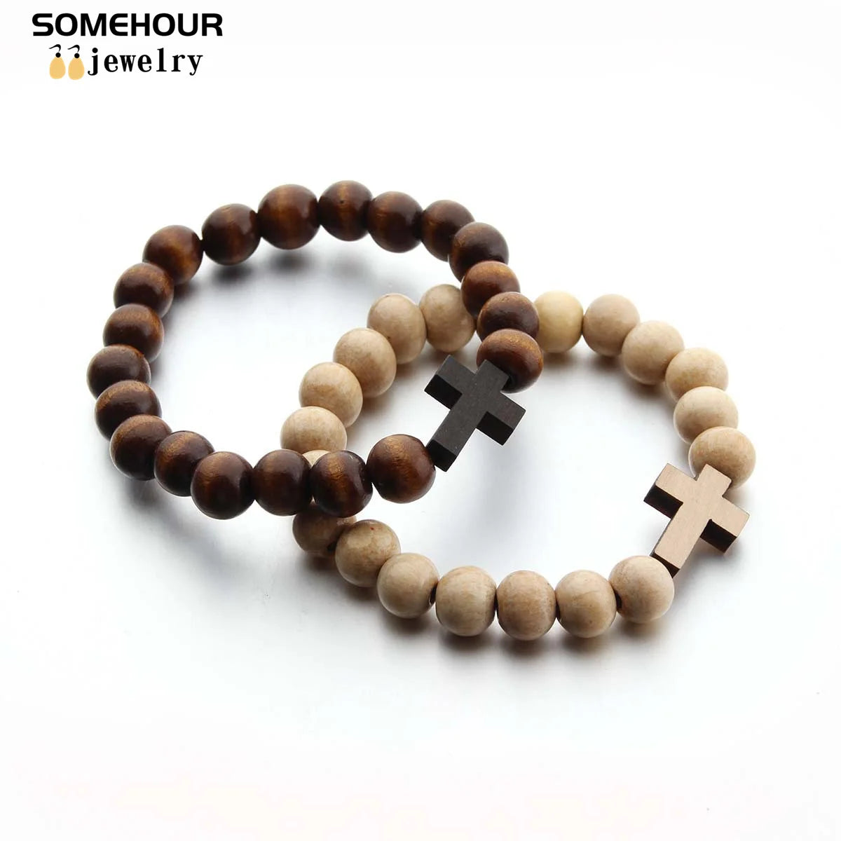 Vintage Cross Pendant Necklace & Bracelet – Unisex Jewels - zenton