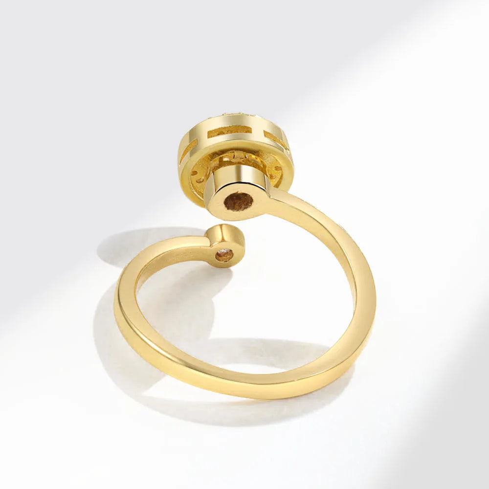 Opal Spinner Ring – Anti-Stress Jewelry Jewel for Women - zenton