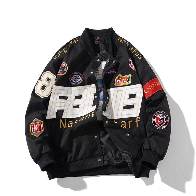 Couple’s American Motorcycle Baseball Jacket – Autumn/Winter 1