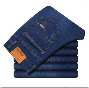 Men’s Slim Straight Black Jeans – Casual Denim Pant - zenton