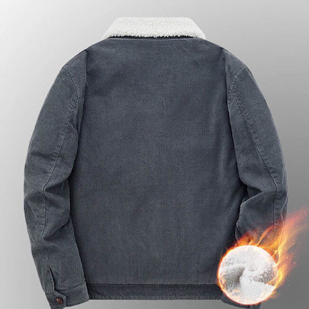 Men’s Retro Corduroy Jacket – Classic Casual Fashion 1