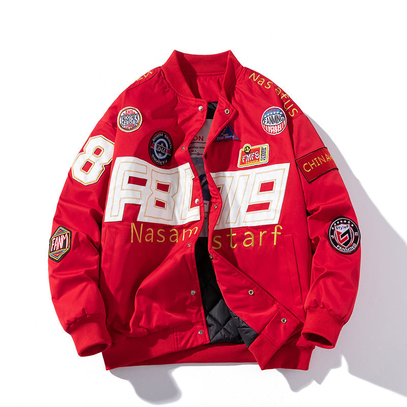 Couple’s American Motorcycle Baseball Jacket – Autumn/Winter 1