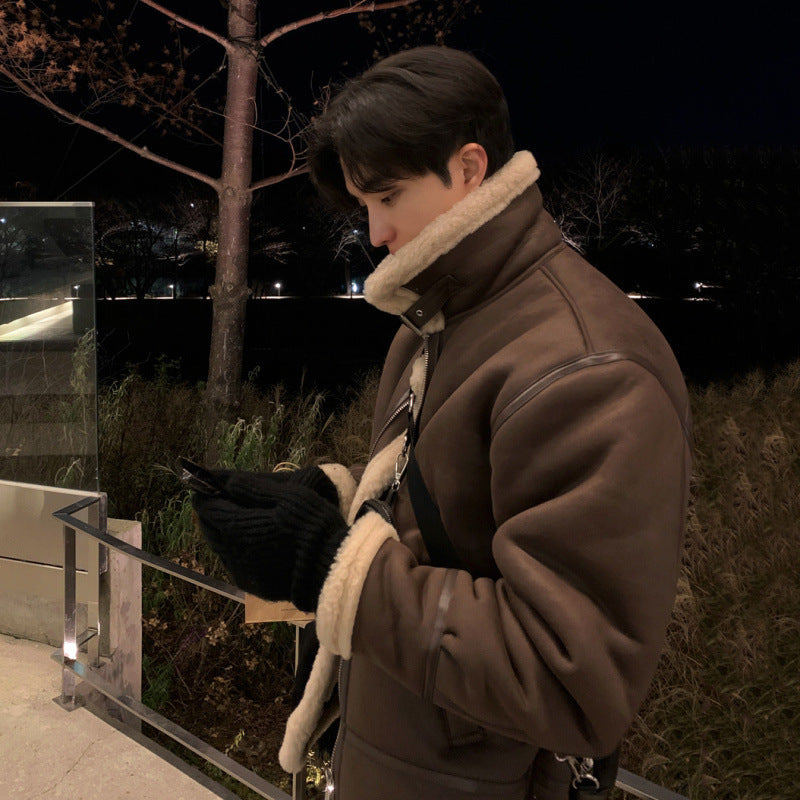 Men’s Korean-Style Winter Coat – Loose, Warm & Stylish 1