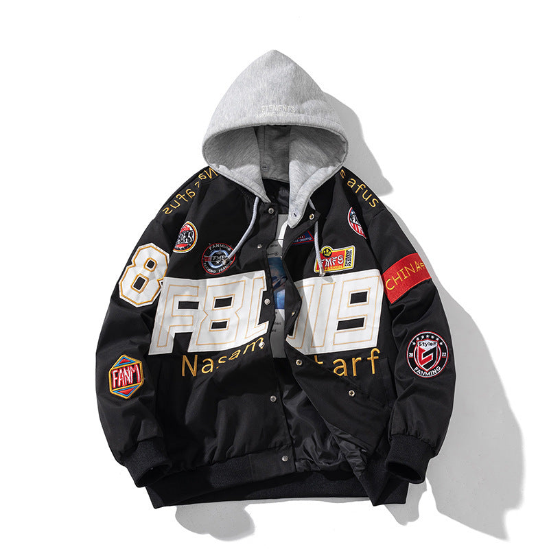 Couple’s American Motorcycle Baseball Jacket – Autumn/Winter 1