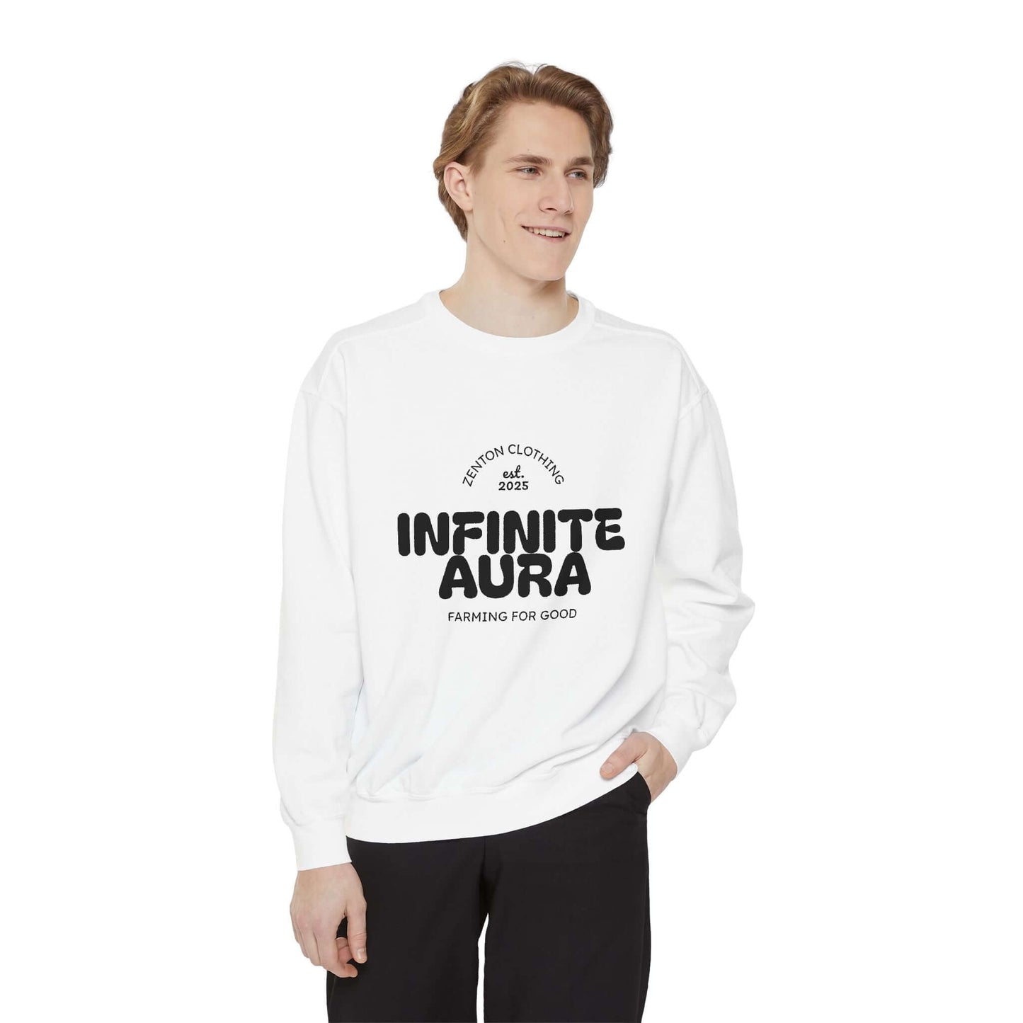 Zenton Infinite Aura Farming Sweatshirt - zenton