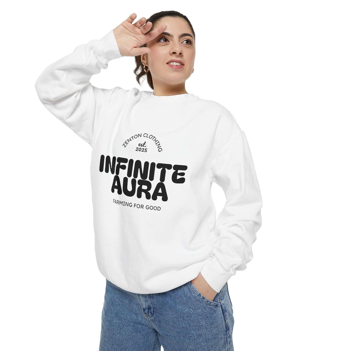 Zenton Infinite Aura Farming Sweatshirt - zenton