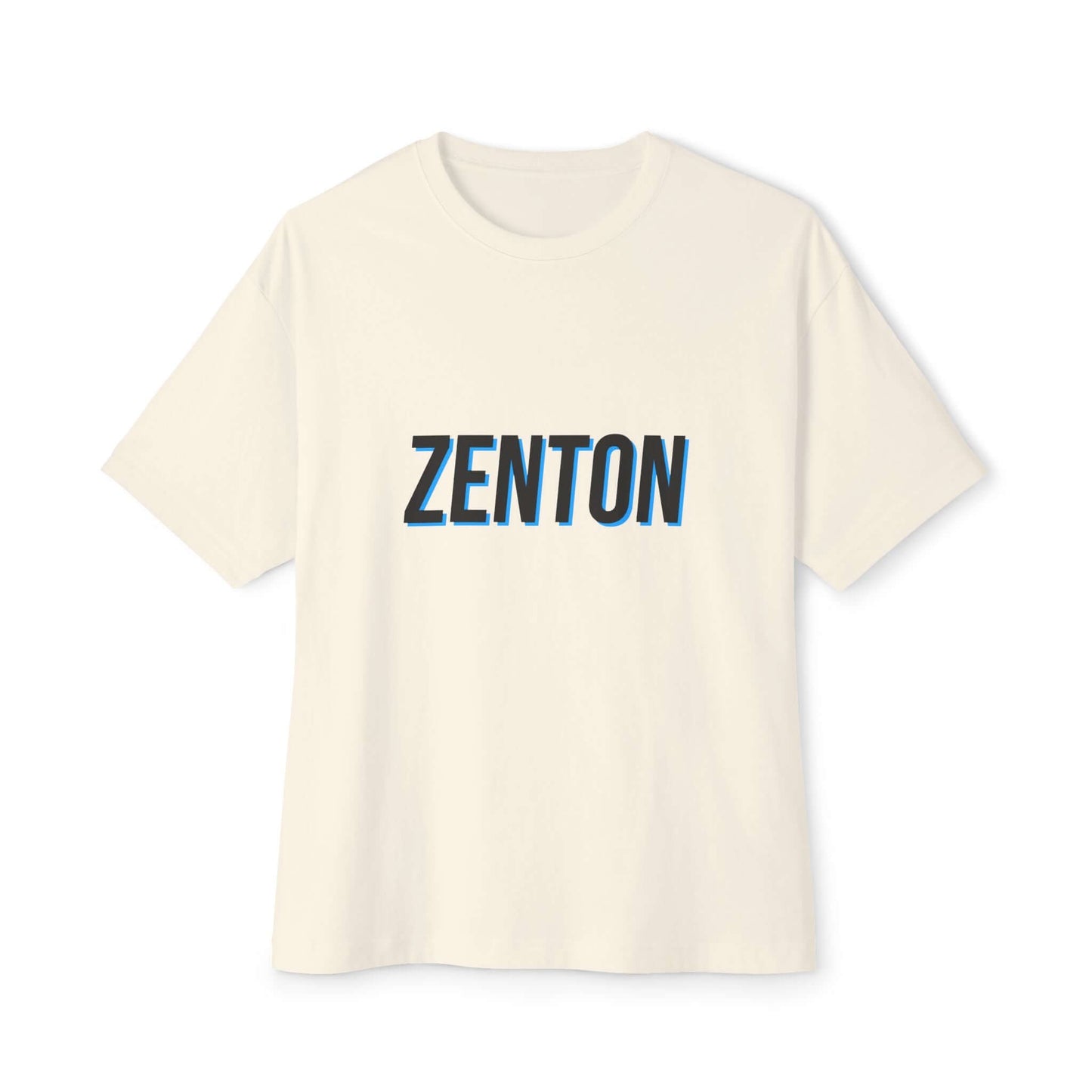 Zenton Unisex Oversized Boxy Tee - Casual Everyday Wear - zenton