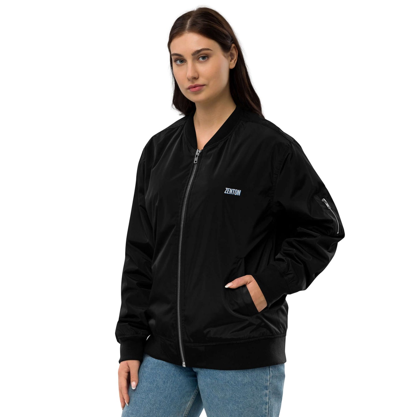 Zenton Premium Recycled Bomber Jacket - zenton
