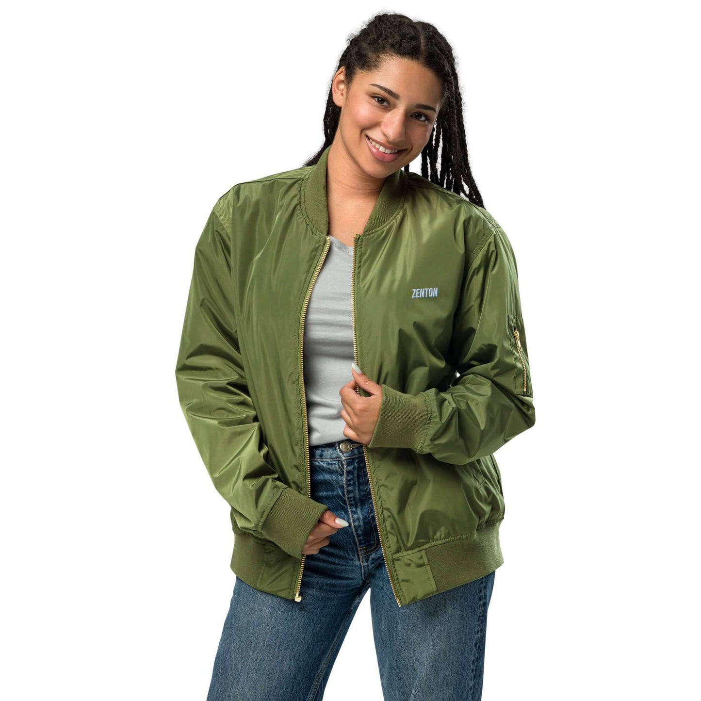 Zenton Premium Recycled Bomber Jacket - zenton