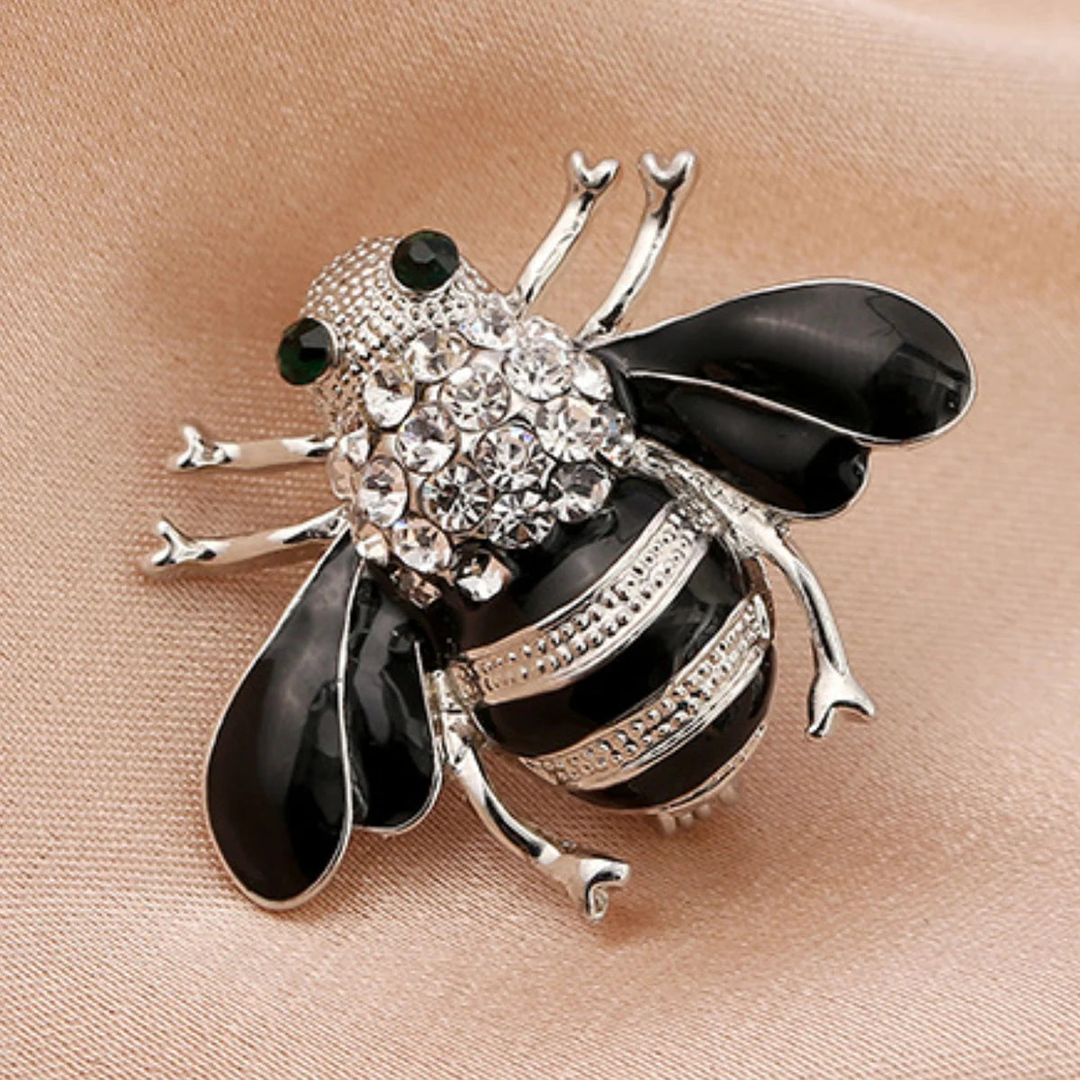 Women's Pearl Bee Brooch Elegant Jewelry Pin - zenton