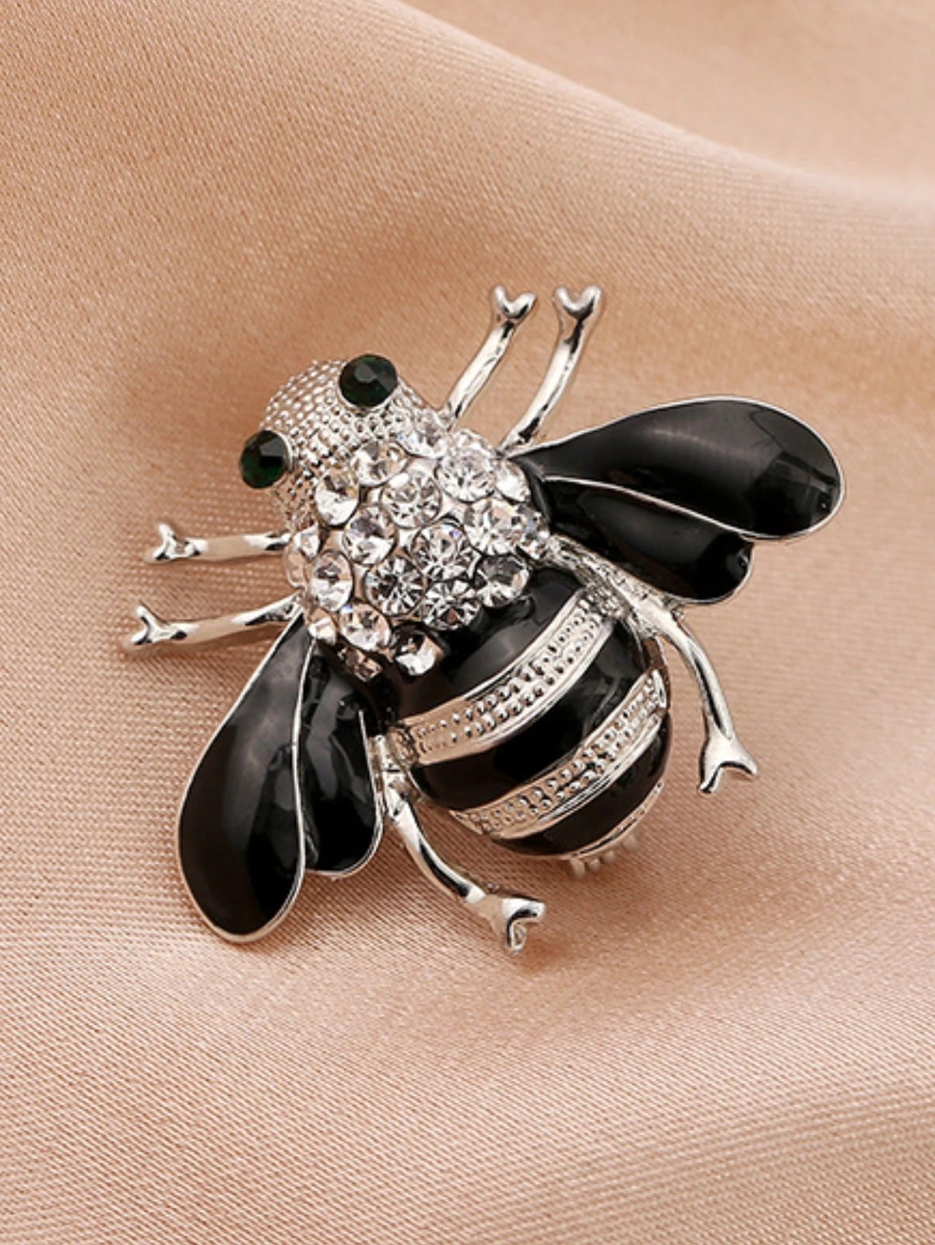 Women's Pearl Bee Brooch Elegant Jewelry Pin - zenton
