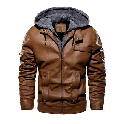 Men’s Leather Coat – Fashionable & Warm, US Sizes 1