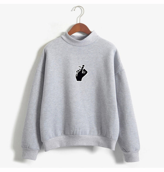 Korean Ulzzang Love Finger Plush Sweater for Women - zenton