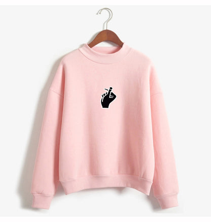 Korean Ulzzang Love Finger Plush Sweater for Women - zenton