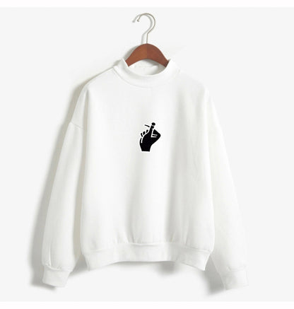 Korean Ulzzang Love Finger Plush Sweater for Women - zenton