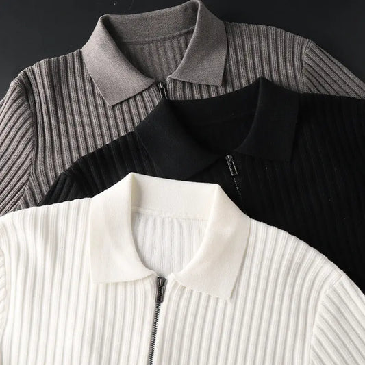 Leisure Slim-Fit Sweater – Stylish Casual Knitwear - zenton
