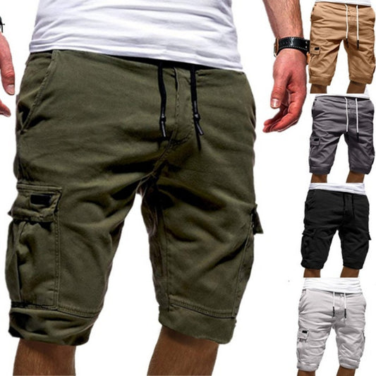 Men’s Cargo Jogger Shorts – Casual Military Gym Wear - zenton