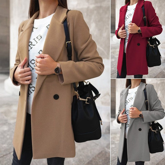 Women’s Slim Fit Coat – Stylish Lightweight Outerwear - zenton