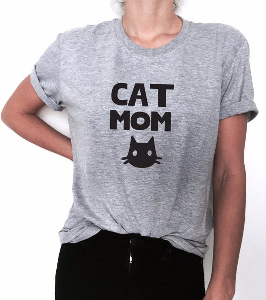 Cat Mom T-Shirt – Cute Graphic Tee for Pet Lovers - zenton