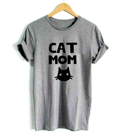 Cat Mom T-Shirt – Cute Graphic Tee for Pet Lovers - zenton