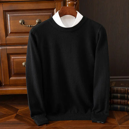Men’s Round Neck Pullover – Casual Everyday Shirt - zenton
