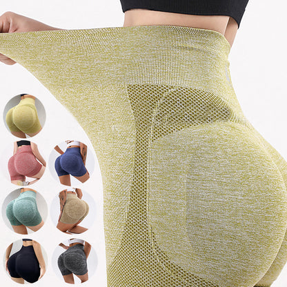 Women’s Seamless butt lifting Fitness Shorts – High Waist Yoga & Gym Leggings - zenton