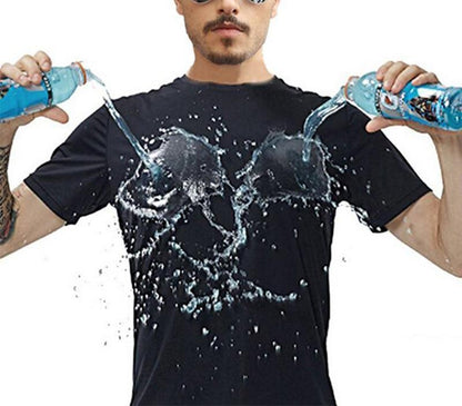 Quick-Dry Waterproof Couple’s Half Sleeve T-Shirt - zenton