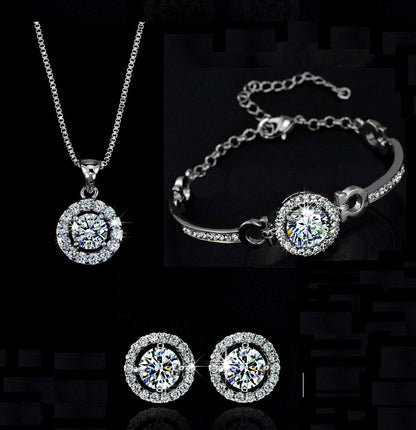 Alloy Set-Diamond Jewels Jewelry Set - zenton