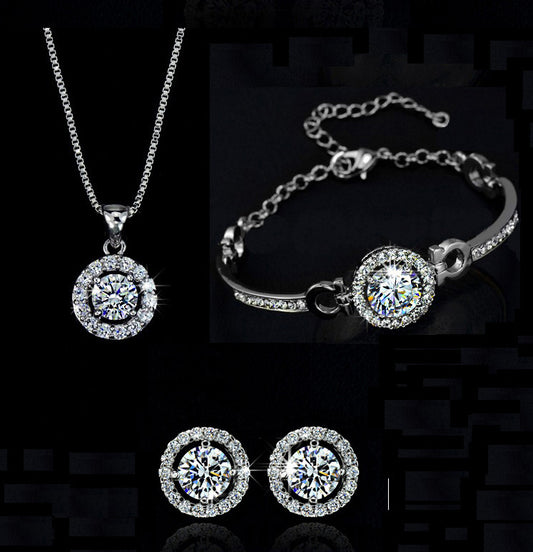 Alloy Set-Diamond Jewels Jewelry Set - zenton