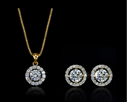 Alloy Set-Diamond Jewels Jewelry Set - zenton