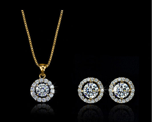 Alloy Set-Diamond Jewels Jewelry Set - zenton