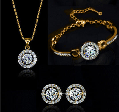 Alloy Set-Diamond Jewels Jewelry Set - zenton