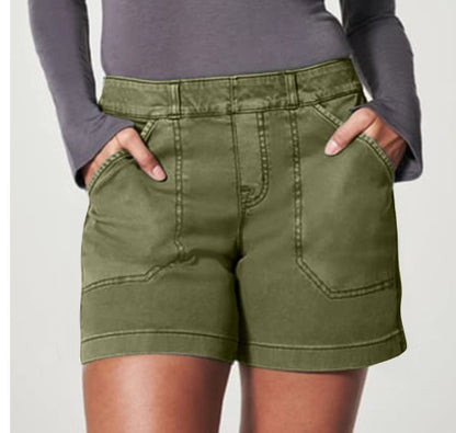 Women’s High Waist A-Line Overalls – Cotton Linen Pants - zenton