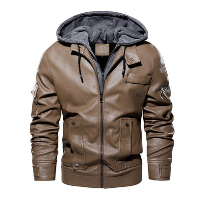 Men’s Leather Coat – Fashionable & Warm, US Sizes 1