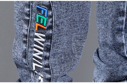 Men’s Loose Fit Harlan Jeans – Casual Denim Pants - zenton