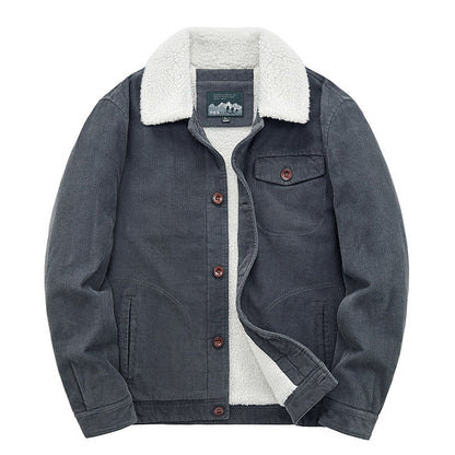 Men’s Retro Corduroy Jacket – Classic Casual Fashion 1