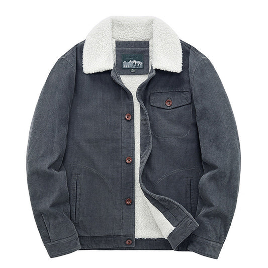Men’s Retro Corduroy Jacket – Classic Casual Fashion 1