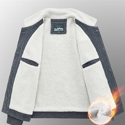 Men’s Retro Corduroy Jacket – Classic Casual Fashion 1