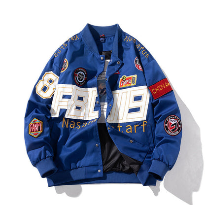 Couple’s American Motorcycle Baseball Jacket – Autumn/Winter 1