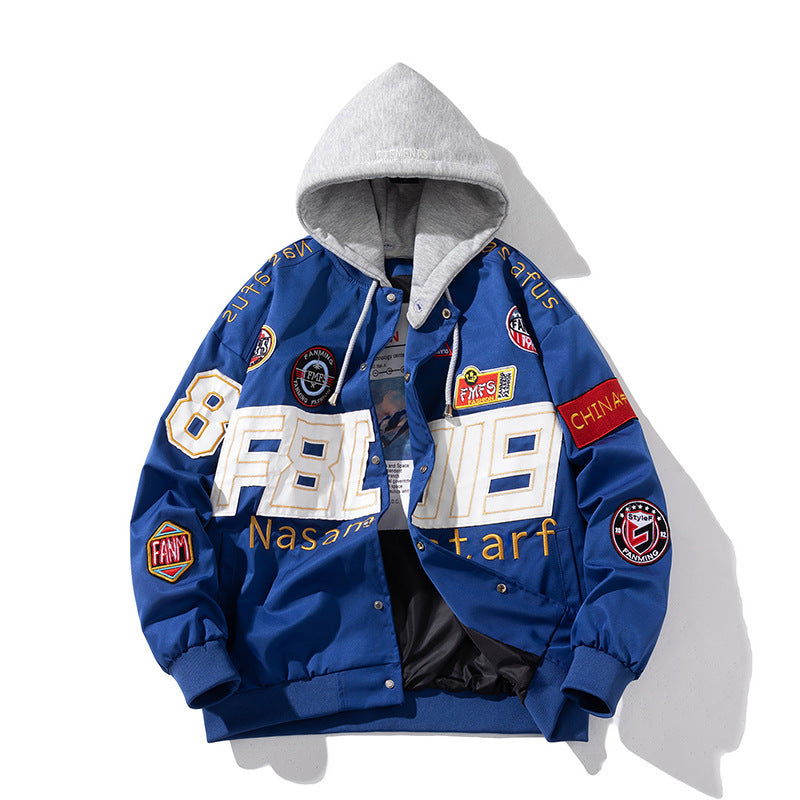 Couple’s American Motorcycle Baseball Jacket – Autumn/Winter 1