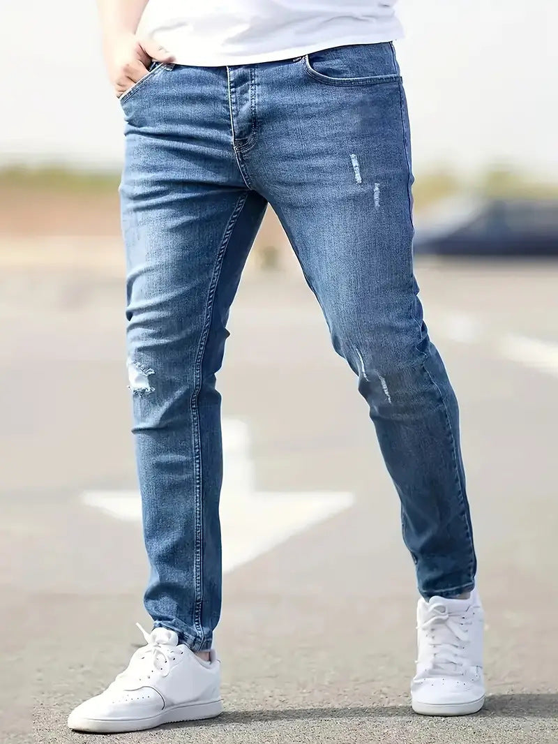 American Slim-Fit Stretch Jeans – Men’s Denim Pants - zenton