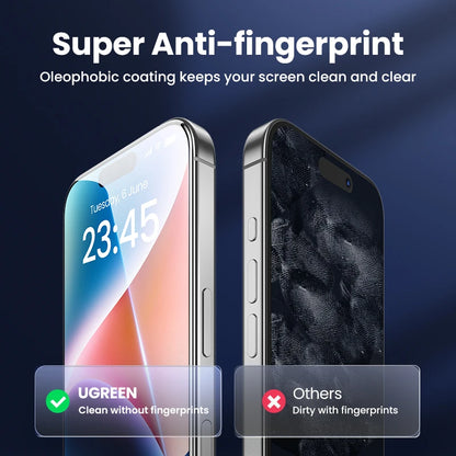 UGREEN 2-Pack Tempered Glass – Fits All iPhone Models - zenton