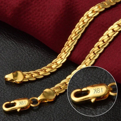 18K Gold & Silver Necklace – Elegant Jewels for Men & Women - zenton