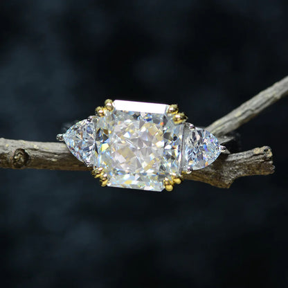 925 Silver Paraiba Emerald Tourmaline Jewel Ring - zenton