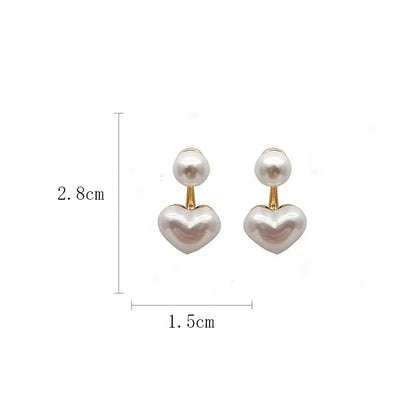 Heart Pearl Pendant Necklace – Luxury Women’s Jewels - zenton