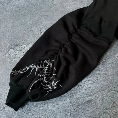 Y2K Harajuku Oversized Hoodie – Streetwear Hip-Hop Top - zenton