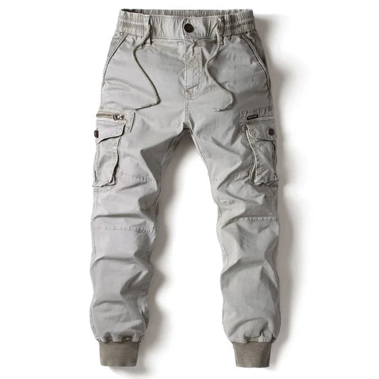 Cargo Pants Men Jogging Casual Pants Cotton Full Length Tactical Military Pants Trousers zenton