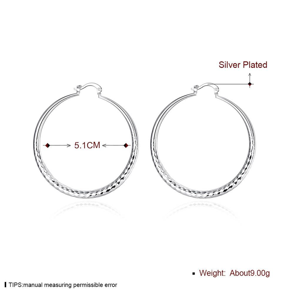 925 Sterling Silver Hoop Earrings – Elegant Jewels for Women - zenton