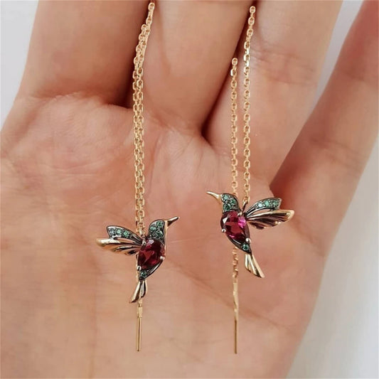 Little Bird Drop Earrings – Trendy Artificial Jewellery Set - zenton