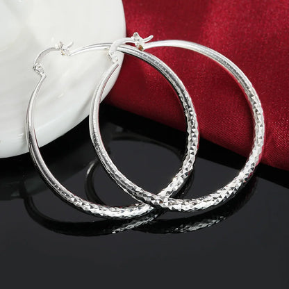 925 Sterling Silver Hoop Earrings – Elegant Jewels for Women - zenton